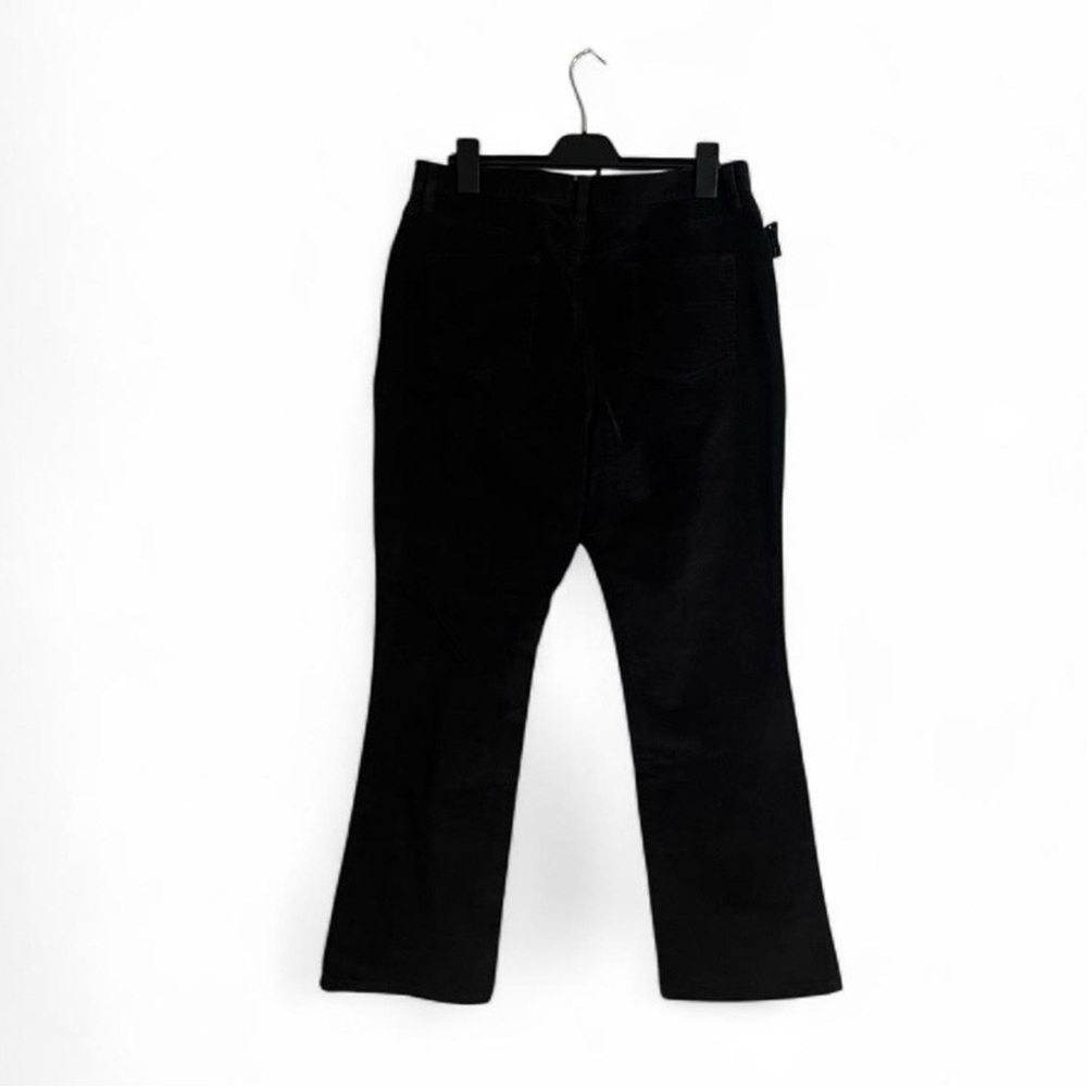LL Bean Corduroy Bookcut Pants Sz 18 High Rise Pockets Lycra Blend Closet Staple - Picture 2 of 8